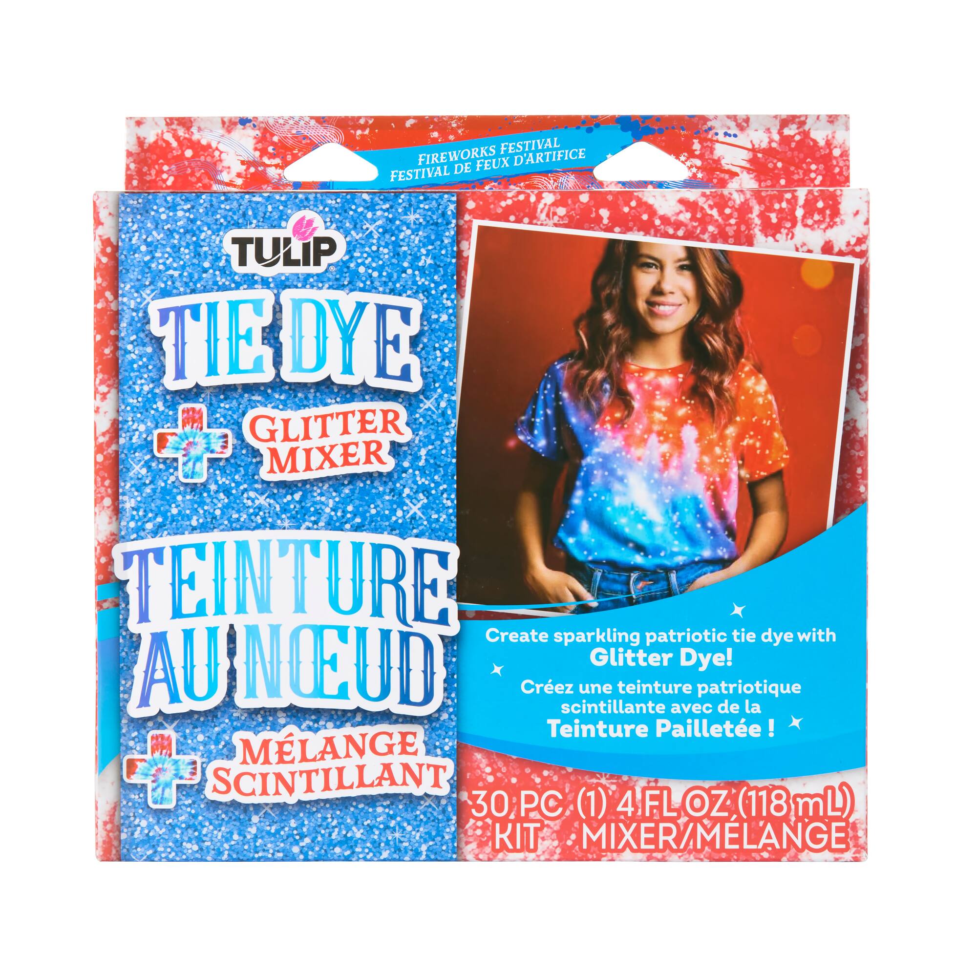 Tulip® Fireworks Festival Tie-Dye Glitter Mixer Kit